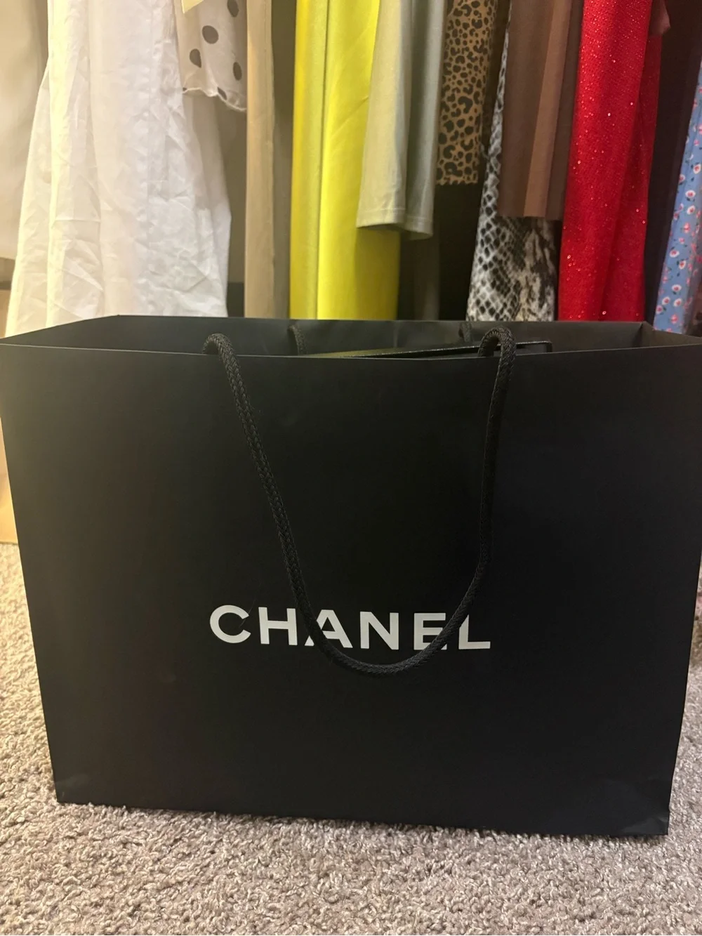 CHANEL Black Leather CC Logo Penny Loafers - women’s